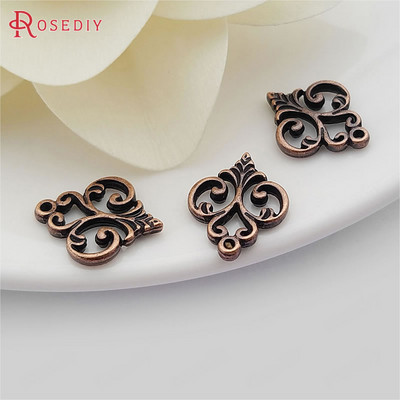 (31704)50 bucăți 16*13 mm stil antic din aliaj de zinc modelare farmece Connect Charms Diy bijuterii descoperiri Accesorii en-gros