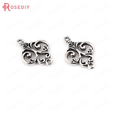 (31704)50 bucăți 16*13 mm stil antic din aliaj de zinc modelare farmece Connect Charms Diy bijuterii descoperiri Accesorii en-gros