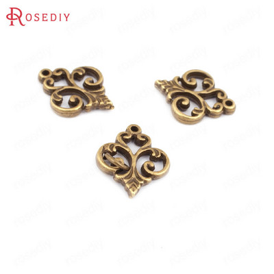 (31704)50 bucăți 16*13 mm stil antic din aliaj de zinc modelare farmece Connect Charms Diy bijuterii descoperiri Accesorii en-gros