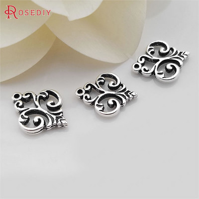 (31704)50 bucăți 16*13 mm stil antic din aliaj de zinc modelare farmece Connect Charms Diy bijuterii descoperiri Accesorii en-gros