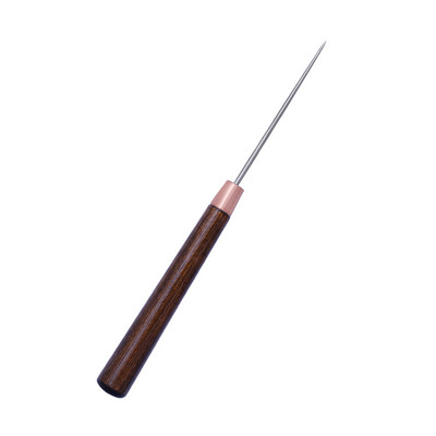 LMDZ mâner din lemn Scule de perforare din piele Scule drepte din piele Burghie pentru perforare pentru artizanat din piele Cusătură manuală