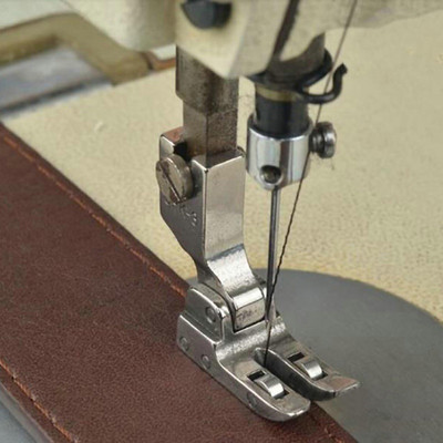 Βιομηχανική ραπτομηχανή Roller Presser Foot All Stainless Steel Spk-3 With Bearing Presser Zipper Foot Δερμάτινο ύφασμα με επίστρωση