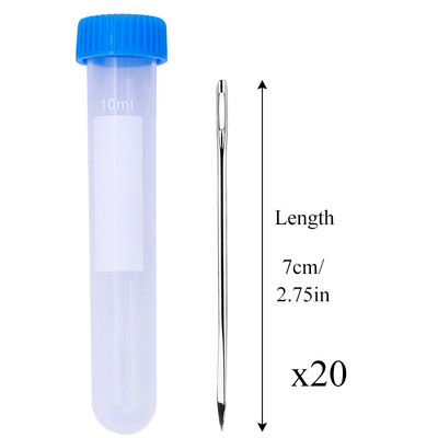 Roostevabast terasest nahast õmblusnõel DIY kolmnurksete nõelte käsitsi õmblemise tööriist vaipade jaoks Lõuendi naha õmblusnõel