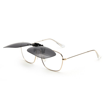 Поляризирани слънчеви очила с щипка Жени Мъжки без рамки Filp up слънчеви очила за диоптрични очила UV400