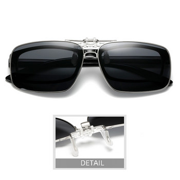 2022 Ανδρικό μεταλλικό κλιπ σε γυαλιά ηλίου για γυαλιά Myopia Polarized UV400 Women Square Night Vision Driving γυαλιά ηλίου