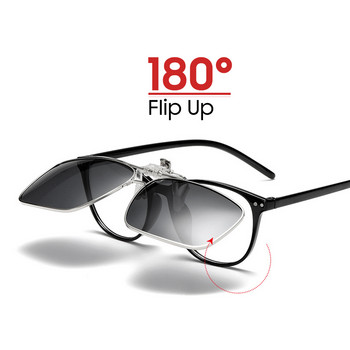 2022 Ανδρικό μεταλλικό κλιπ σε γυαλιά ηλίου για γυαλιά Myopia Polarized UV400 Women Square Night Vision Driving γυαλιά ηλίου