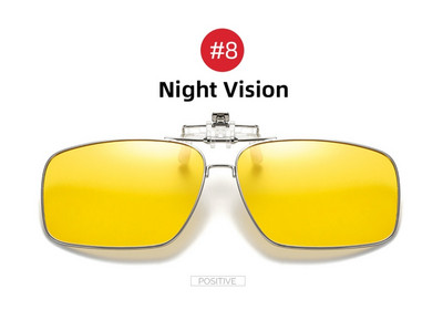 2022-es férfi fémkapcsos napszemüveg rövidlátáshoz, polarizált UV400 női, négyszögletes éjszakai látású vezetési napszemüveg