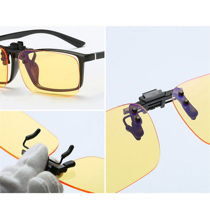 1 tk Klamber Sinise valguse filtriga blokeerivad prillid Kontoriarvuti Sinise kiirtevastane klamber prillidel UV-pinget leevendav naistele Mehed