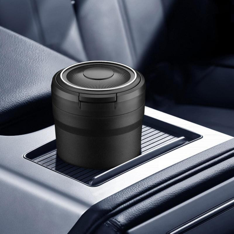 Tuhatoos auto välitingimustes kasutamiseks mõeldud kontorisse kaasaskantava auto tuhatoosi kaanega Autotööstuses kasutatava LED-valgustusega tuhatoos auto koju ja koju