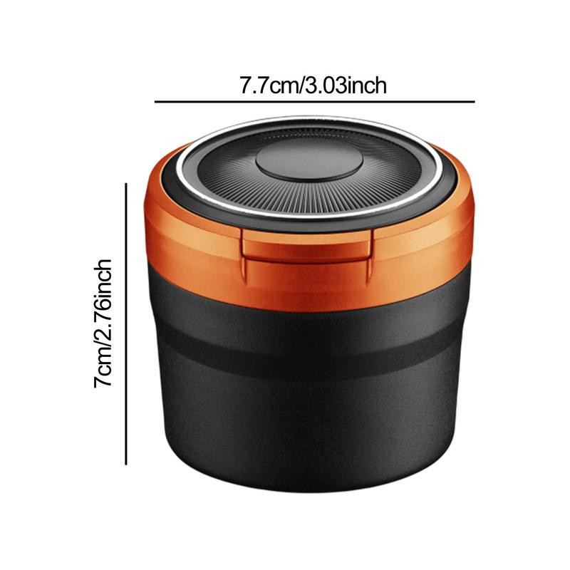 Tuhatoos auto välitingimustes kasutamiseks mõeldud kontorisse kaasaskantava auto tuhatoosi kaanega Autotööstuses kasutatava LED-valgustusega tuhatoos auto koju ja koju