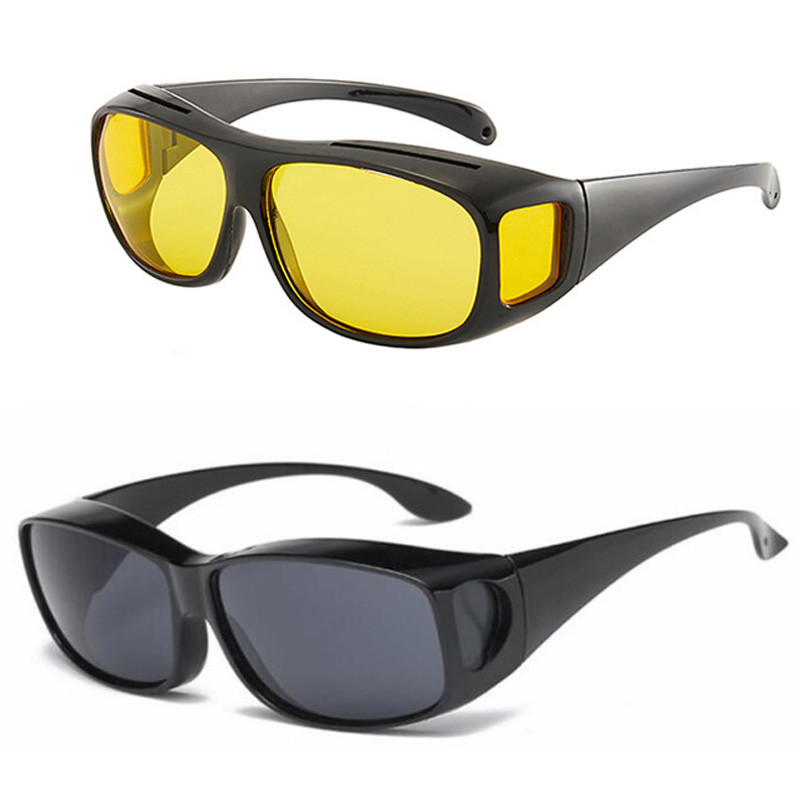 Naktinio matymo vairuotojo akiniai Apsaugos nuo akinimo žibintai Naktinis vairavimas Patobulintas šviesus akiniai Naktinio matymo akiniai Automobilių priedai