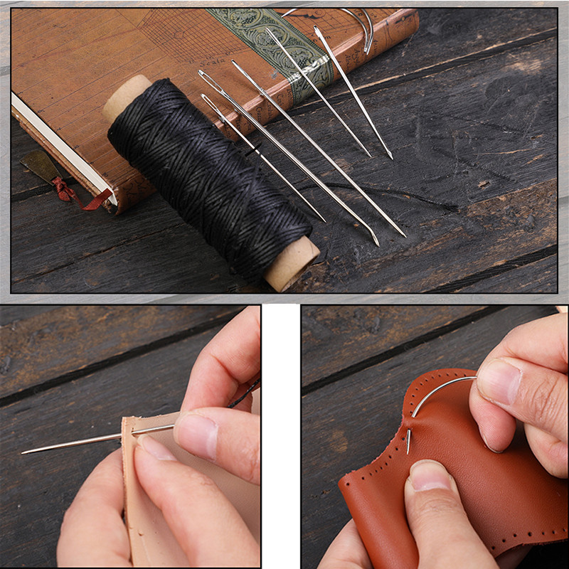 30 m/rolă fir plat cerat 0,8 mm 150D poliester linie de cusut pentru piele cusătură manuală sfoară din piele accesorii pentru instrumente de bricolaj