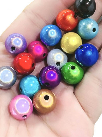 Χονδρική Reflective Beads 3D Illusion Miracle Beads 4-30mm Κέντημα Ακρυλικές χάντρες για κοσμήματα που κάνουν Pretty Under Light