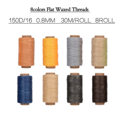 Speedy Stitcher Sewing Awl Kit Bőr kézműves varrás viaszos cérna tűk Bőr kézműves varrócipők javítóeszközök