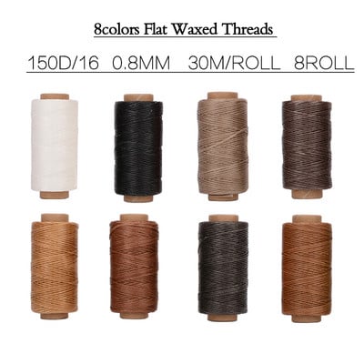 Speedy Stitcher Sewing Awl Kit Bőr kézműves varrás viaszos cérna tűk Bőr kézműves varrócipők javítóeszközök