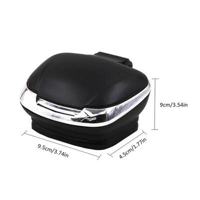 Autós hamutartó LED-lámpákkal Személyre szabott autós hamutartó Innovatív, hordozható hamutartó autóipari belső tér