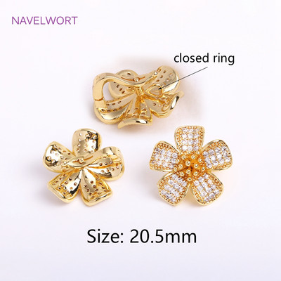 Blizgantys cirkonio perlų užsegimai, lapų / plunksnų / drugelio formos jungtys, „pasidaryk pats“ perlų papuošalų kūrimas