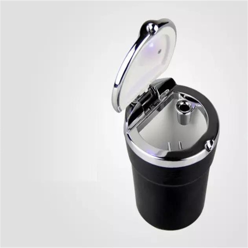 Scrumieră auto cu lumini LED cu capac personalitate creativă mașină acoperită în interiorul mașinii consumabile auto multifuncționale