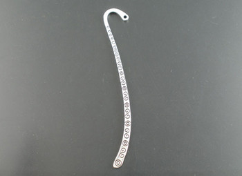 10 τμχ Antique Silver χρώμα Συλλογή Metal Crafts Bookmark With Loop Retro Metal Bookmark Accessories Κοσμήματα Χονδρική 85mm