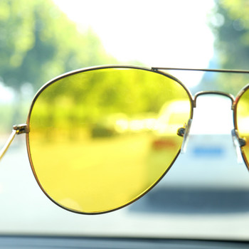 1PC драйвери Очила за нощно виждане Поляризирани очила за шофиране Антиполяризирани слънчеви очила Очила от медна сплав Автоаксесоари