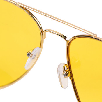 1PC драйвери Очила за нощно виждане Поляризирани очила за шофиране Антиполяризирани слънчеви очила Очила от медна сплав Автоаксесоари