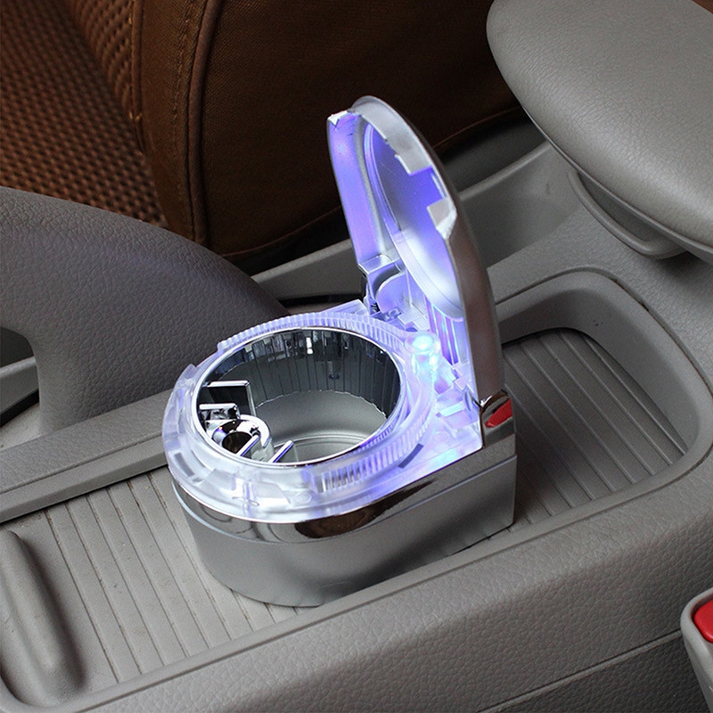 Peleninės su dangteliais Automobilių peleninė su LED lemputėmis Automobilių peleninė – Personality Novatoriški peleninės automobilių interjero priedai