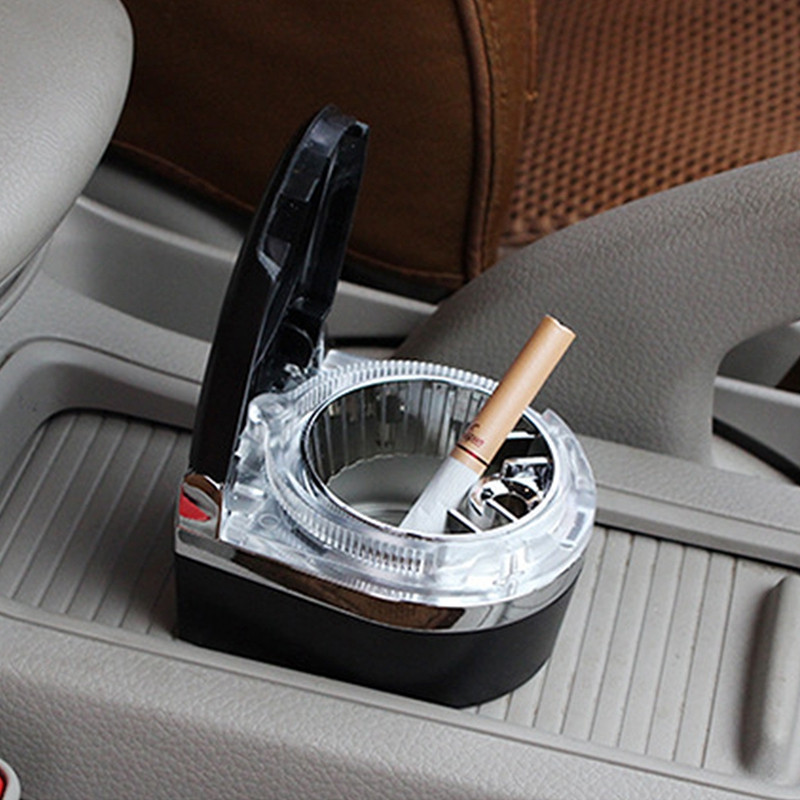 Peleninės su dangteliais Automobilių peleninė su LED lemputėmis Automobilių peleninė – Personality Novatoriški peleninės automobilių interjero priedai