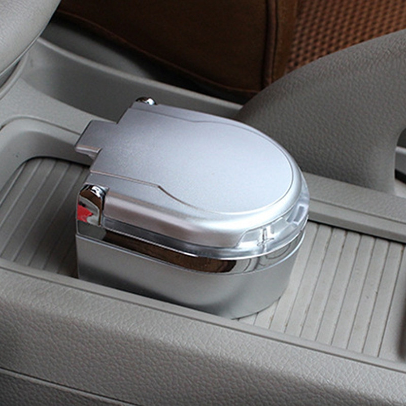 Peleninės su dangteliais Automobilių peleninė su LED lemputėmis Automobilių peleninė – Personality Novatoriški peleninės automobilių interjero priedai