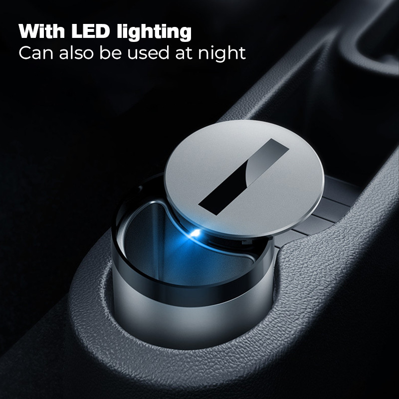 Automatikus nyitás és zárás hamutartó Auto kiegészítők Intelligens kreativitás Infravörös indukció Autós asztali Zár füst utánzat