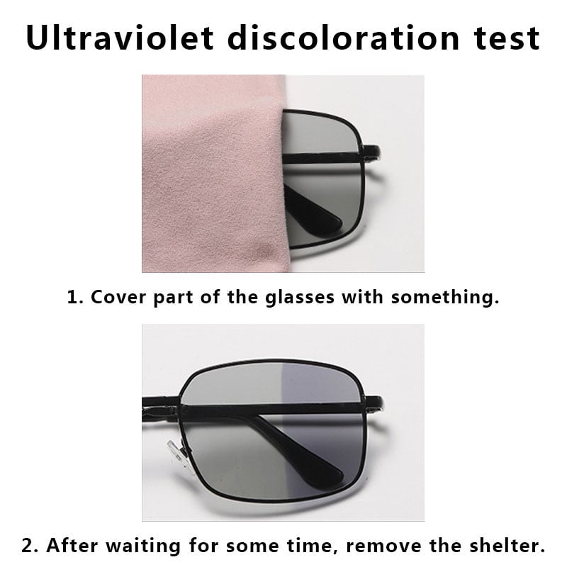 Fotokróm napszemüvegek Férfi Polarizált Vezető Kaméleon Szemüvegek Férfi Változó Színű Napszemüvegek Nappali Éjjellátó Összecsukható szemüvegek