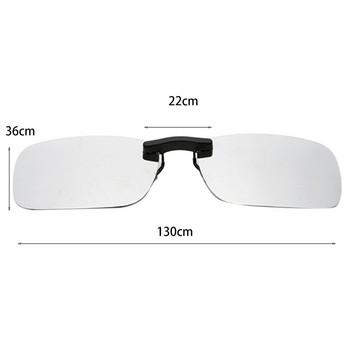 Унисекс поляризирана щипка за очила за шофиране Слънчеви очила Day Vision UV400 обектив Нощно виждане за шофиране Щипка за слънчеви очила за каране 1 бр.