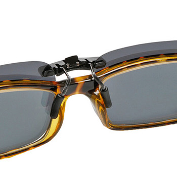 Unisex Polarized Clip On Driving Glasses Sunglasses Day Vision UV400 Lens Driving Night Vision Riding Glasses Sunglasses 1pc
