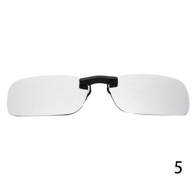 Unisex Polarized Clip On Driving Glasses Sunglasses Day Vision UV400 Lens Driving Night Vision Riding Glasses Sunglasses 1pc