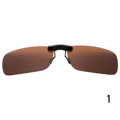Unisex Polarized Clip On Driving Glasses Sunglasses Day Vision UV400 Lens Driving Night Vision Riding Glasses Sunglasses 1pc