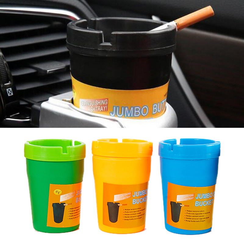 Nešiojama automobilio peleninė Plaunama namų dūmų peleninė su cigarečių lizdo laikikliu PP