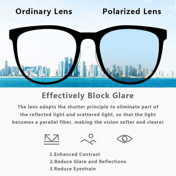 2022 Πτυσσόμενα γυαλιά ηλίου Γυναικεία Polarized γυαλιά ηλίου Ανδρικά γυαλιά οδήγησης νυχτερινής όρασης Φορητά γυαλιά ηλίου με θήκη γυαλιών