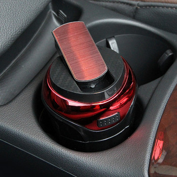 Προηγμένο Τασάκι αυτοκινήτου USB Επαναφορτιζόμενος Αποσπώμενος Αναπτήρας Τσιγάρων με Μπλε LED Light Αξεσουάρ ποτηροθήκης αυτοκινήτου