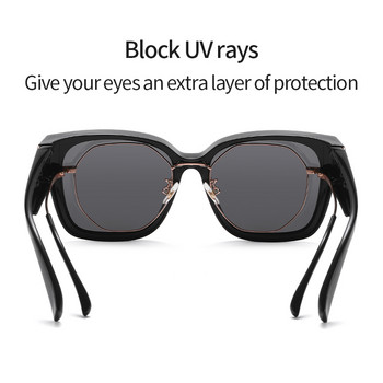 2022 Myopia Cover Φορητά Vintage γυαλιά ηλίου για άνδρες Γυναικεία Trend TR90 Polarized UV400 Μοντέρνα γυαλιά ηλίου για ψάρεμα οδήγησης