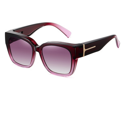 2022 Myopia Cover Hordozható vintage napszemüveg férfiaknak Női Trend TR90 Polarized UV400 Divatos vezetési horgász napszemüveg