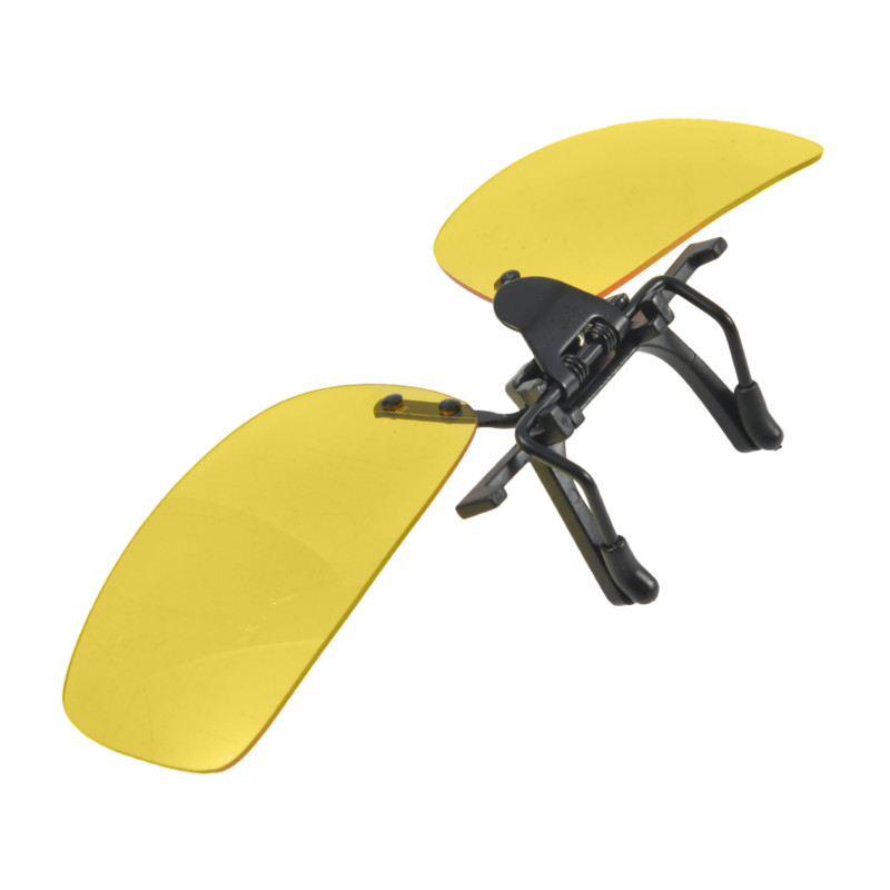 Γυαλιά οδήγησης αυτοκινήτου Anti-UVA UVB Polarized Sun Glasses Driving Night Vision Lens Clip σε γυαλιά ηλίου Εσωτερικά γυαλιά ηλίου