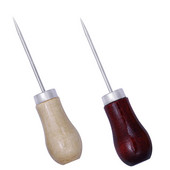 KAOBUY În formă de tărtăcuță, șantier, mâner din lemn, unelte de pungă, instrumente de artizanat din piele, pânză, mâner din lemn, instrument de zgârietură pentru prelucrarea pielii