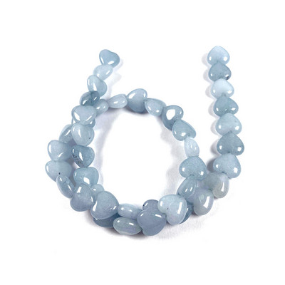 40 buc. Mărgele din piatră semiprețioasă în formă de inimă naturală pentru fabricarea de farmec pentru bijuterii DIY, brățară, colier, cadou pentru femei, dimensiune 10x10mm