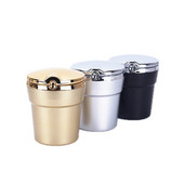 Scrumieră universală pentru mașină cu capac cu lumini LED Scrumieră destul de cool Scrumieră pentru accesorii auto Scrumieră amuzantă pentru interior