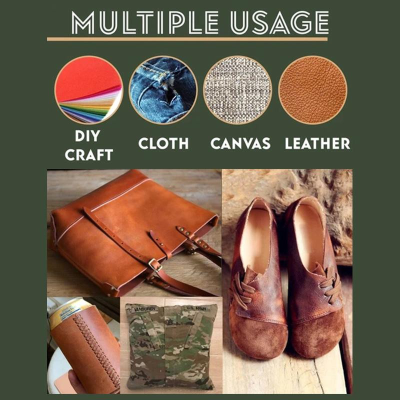 Kit de cusut din piele Set de cusături de mână Cusătură de blocare Kit de ace de ață Cusătură manuală Mașină de cusut manuală