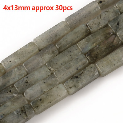 Prirodni sivi labradorit Fasetirane labave kamene perle Okruglo srce Nepravilno mat za DIY izradu Narukvica Ogrlica Nakit Šarm