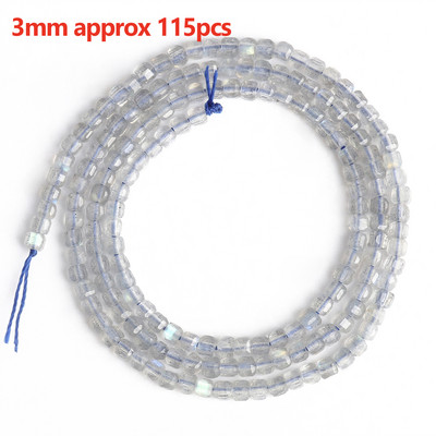 Prirodni sivi labradorit Fasetirane labave kamene perle Okruglo srce Nepravilno mat za DIY izradu Narukvica Ogrlica Nakit Šarm