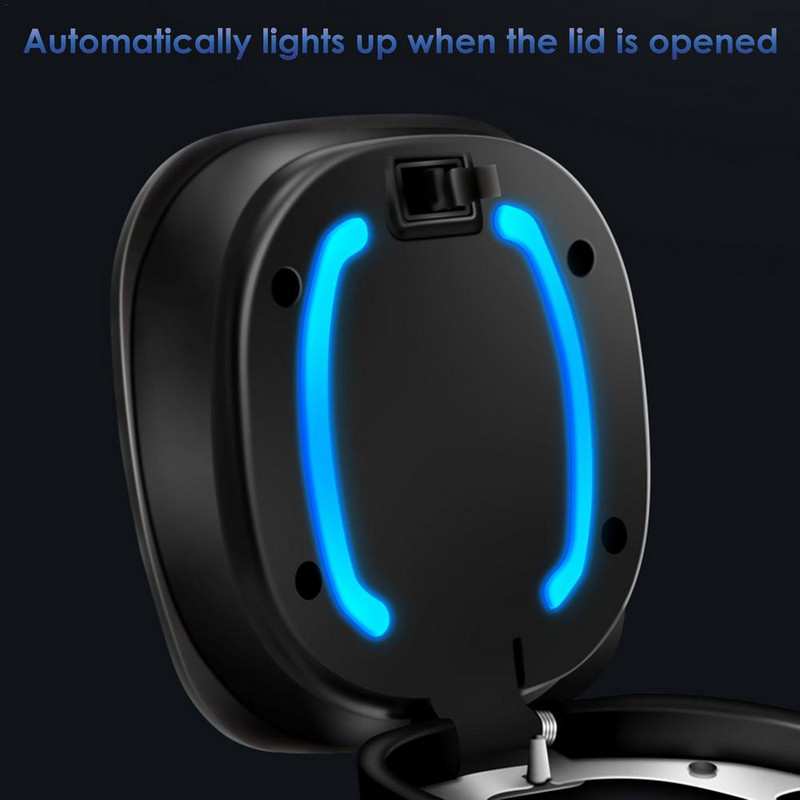 Τασάκι αυτοκινήτου με φως LED φορητή θήκη τσιγάρων χωρίς καπνό για αξεσουάρ εσωτερικού αυτοκινήτου Universal