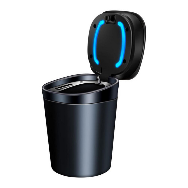 Τασάκι αυτοκινήτου με φως LED φορητή θήκη τσιγάρων χωρίς καπνό για αξεσουάρ εσωτερικού αυτοκινήτου Universal