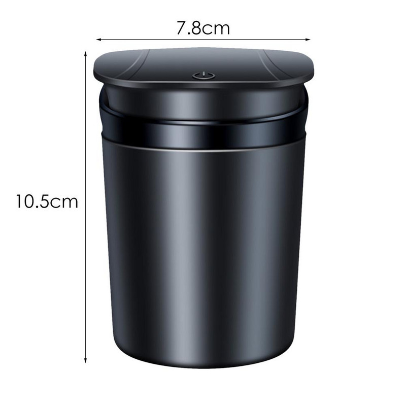 Τασάκι αυτοκινήτου με φως LED φορητή θήκη τσιγάρων χωρίς καπνό για αξεσουάρ εσωτερικού αυτοκινήτου Universal