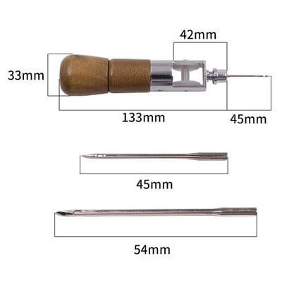 1 buc. Kit de instrumente de cusut pentru artizanat din piele Mașină de cusut manuală Cusătură rapidă Cusătură artizanală din piele Instrumente de reparare pânză pentru pantofi